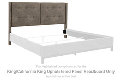 Wittland King/California King Upholstered Panel Headboard - furniture place usa