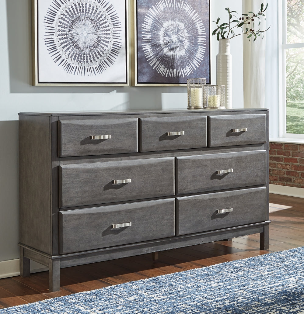 Caitbrook Queen Storage Bed with 8 Drawers with Dresser and Chest - furniture place usa