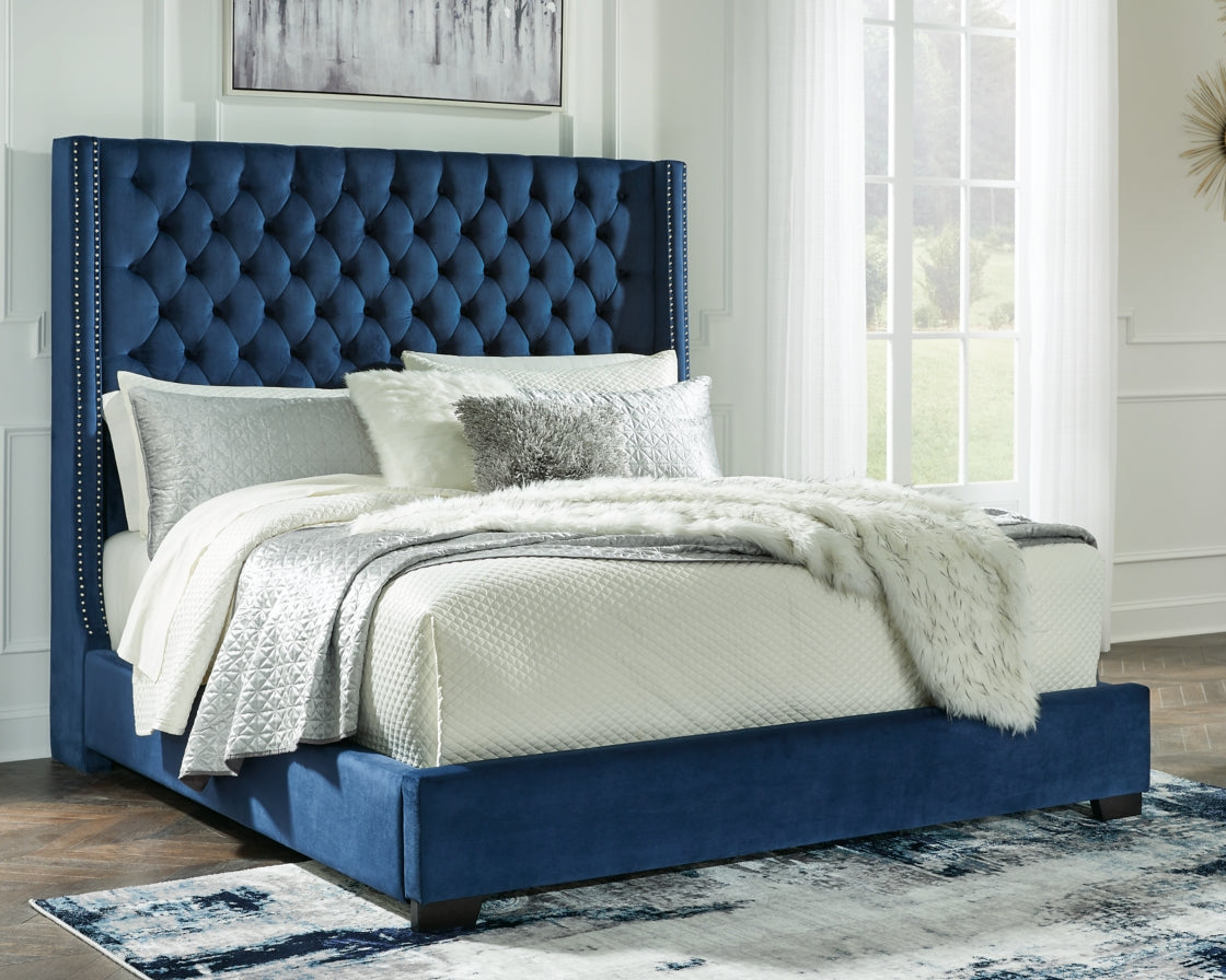 Coralayne California King Upholstered Bed - furniture place usa