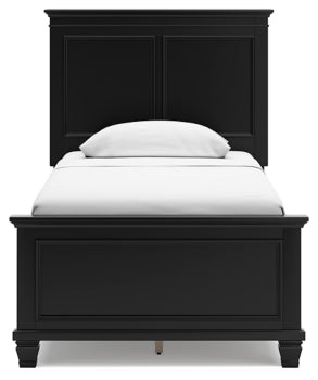 Lanolee Twin Panel Bed - furniture place usa