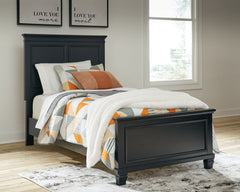 Lanolee Twin Panel Bed - furniture place usa