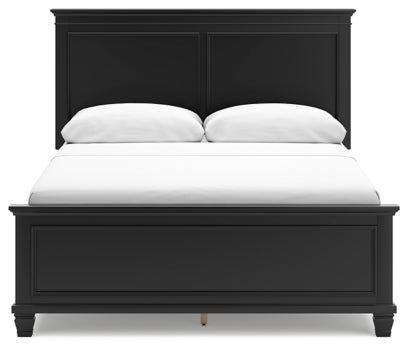 Lanolee Queen Panel Bed - furniture place usa