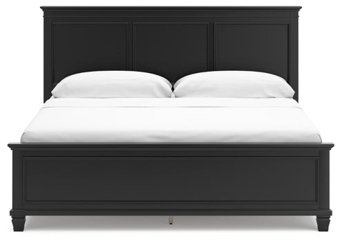 Lanolee California King Panel Bed - furniture place usa
