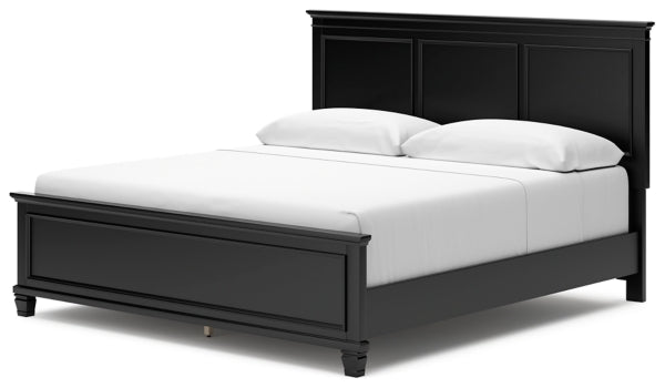 Lanolee King Panel Bed - furniture place usa