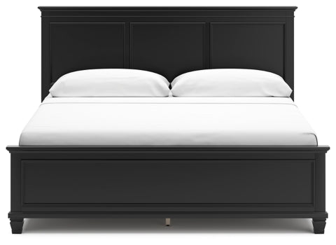 Lanolee King Panel Bed - furniture place usa