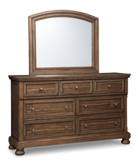 Flynnter Dresser and Mirror - furniture place usa