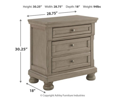 Lettner Nightstand - furniture place usa