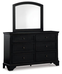 Chylanta Dresser and Mirror - furniture place usa