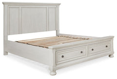 Robbinsdale Queen Panel Storage Bed - furniture place usa
