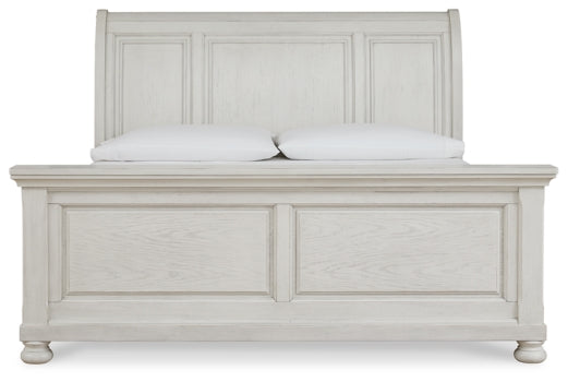 Robbinsdale King Sleigh Bed - furniture place usa