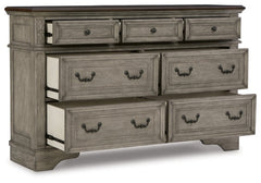 Lodenbay California King Panel Bed with Dresser - furniture place usa