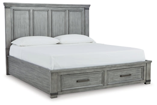 Russelyn California King Storage Bed - furniture place usa