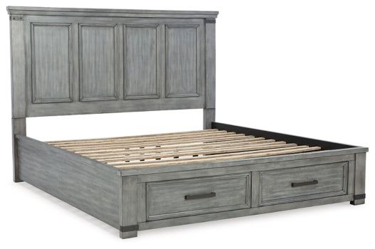 Russelyn California King Storage Bed - furniture place usa