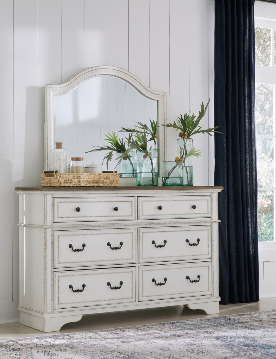 Brollyn Dresser and Mirror - furniture place usa