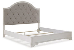 Brollyn Queen Upholstered Panel Bed - furniture place usa