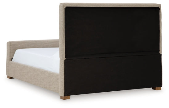 Dakmore Queen Upholstered Bed - furniture place usa