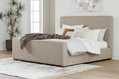 Dakmore California King Upholstered Bed - furniture place usa