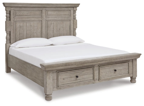Harrastone Queen Panel Bed - furniture place usa