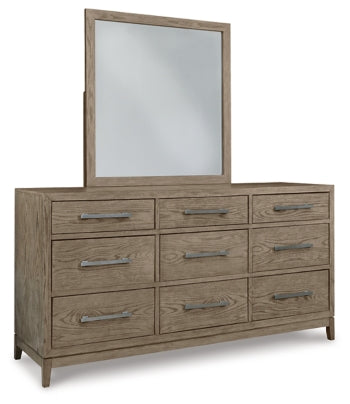 Chrestner Dresser and Mirror - furniture place usa