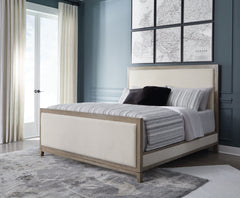 Chrestner California King Upholstered Panel Bed - furniture place usa