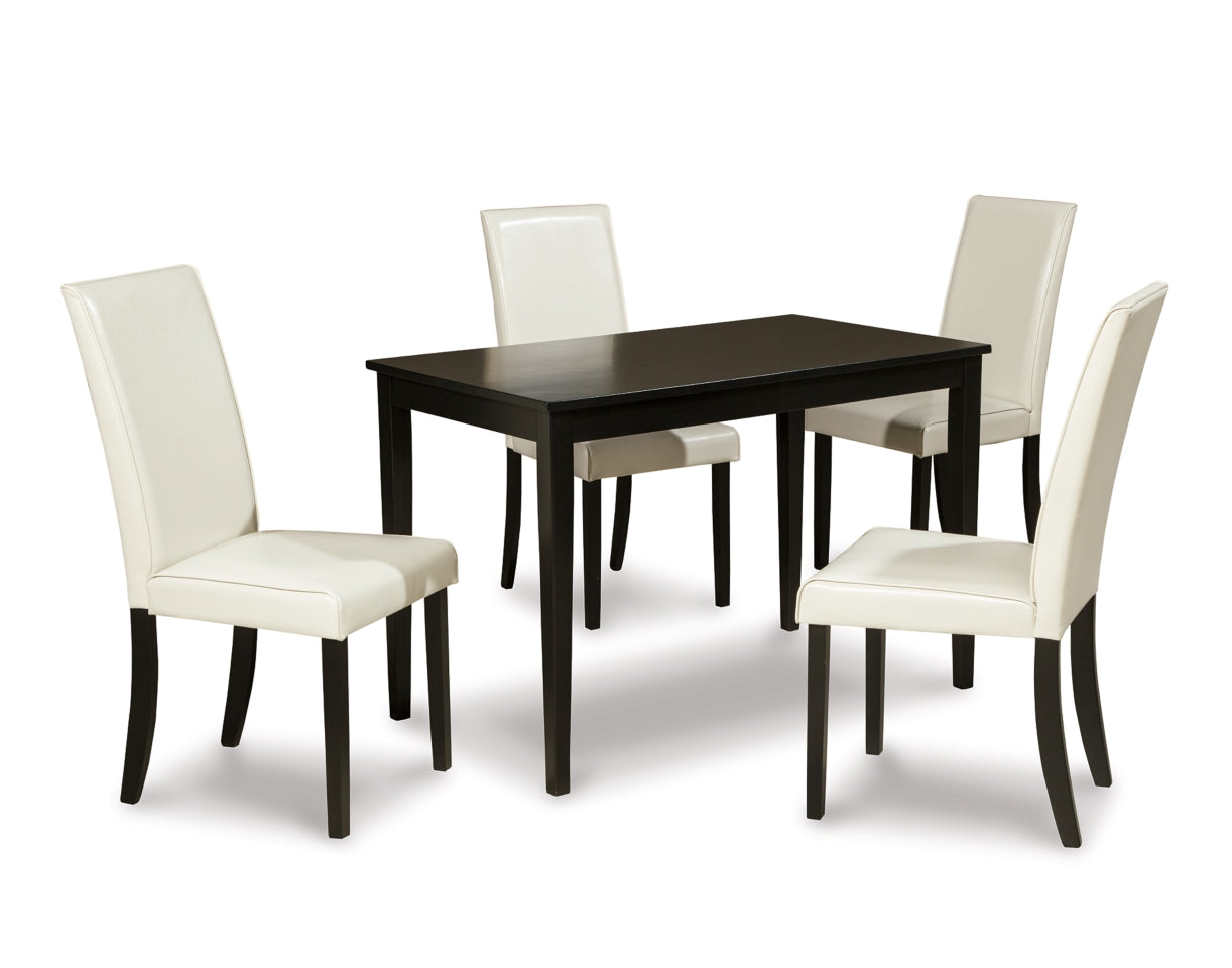 Kimonte Dining Table and 4 Chairs - furniture place usa