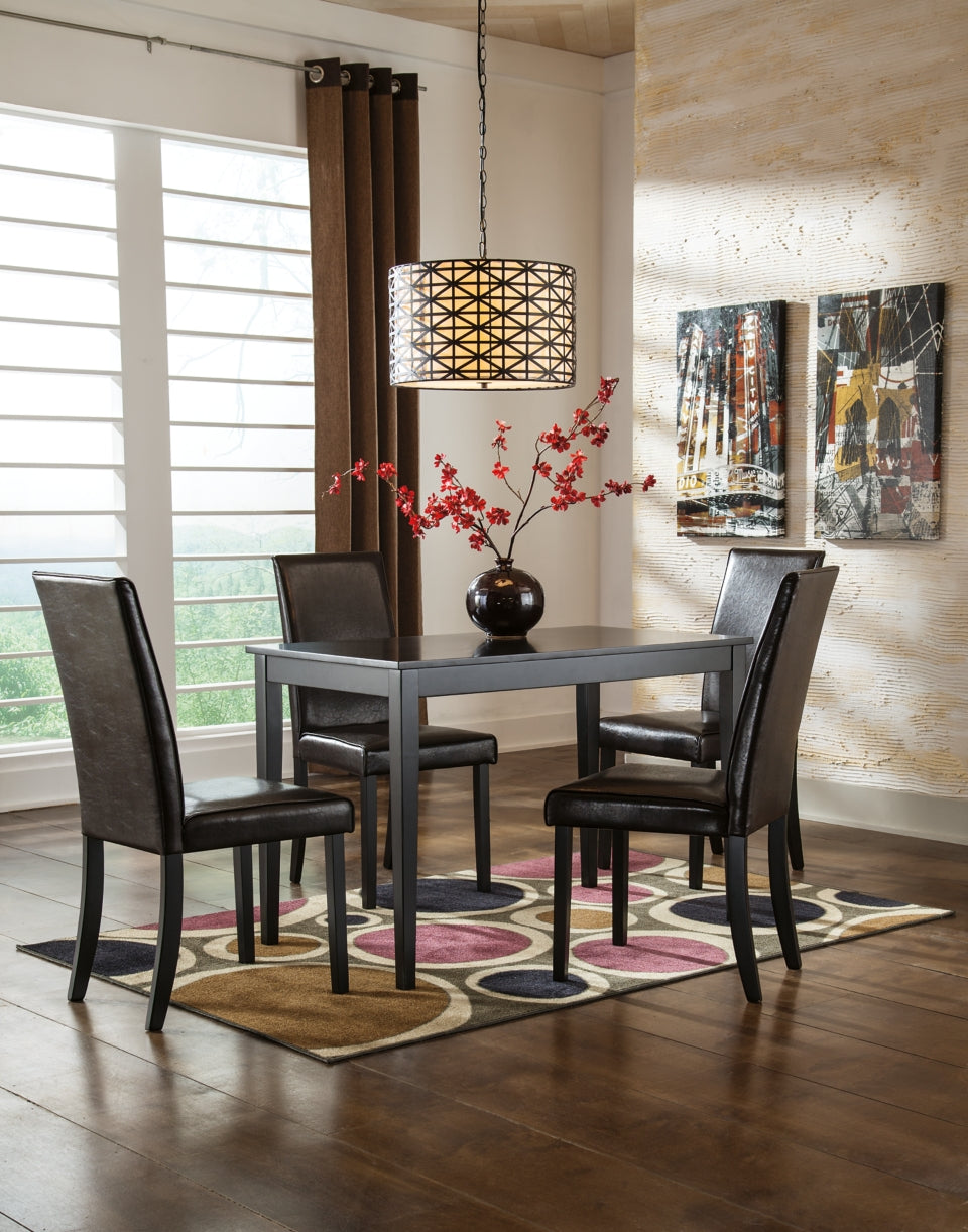 Kimonte Dining Table and 4 Chairs - furniture place usa