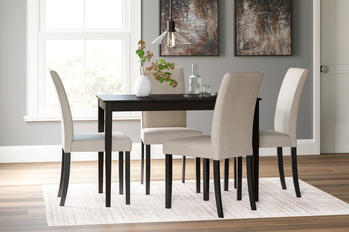 Kimonte Dining Table and 4 Chairs - PKG013925 - furniture place usa