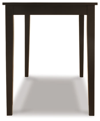 Kimonte Dining Table and 4 Chairs - PKG013925