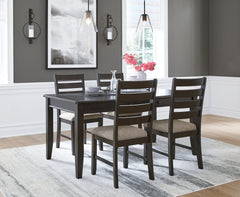 Ambenrock Dining Table and 4 Chairs - furniture place usa