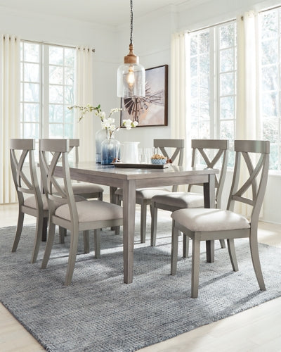 Parellen Dining Table and 6 Chairs - PKG011520 - furniture place usa