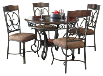 Glambrey Dining Table and 4 Chairs - furniture place usa