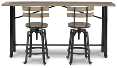 Lesterton Counter Height Dining Table and 2 Barstools - PKG012087 - furniture place usa