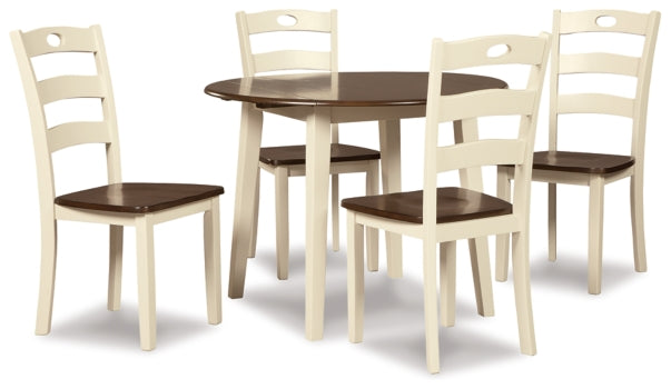 Woodanville Dining Table and 4 Chairs - furniture place usa
