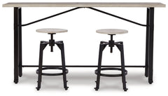 Karisslyn Counter Height Dining Table and 2 Barstools - PKG012088 - furniture place usa