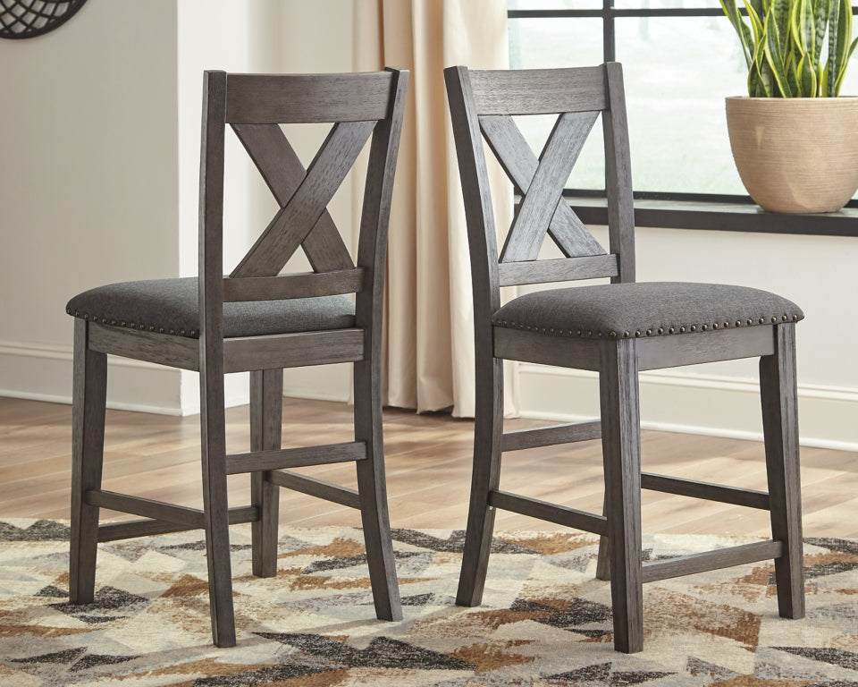 Caitbrook Counter Height Dining Table and 4 Barstools - PKG001967 - furniture place usa