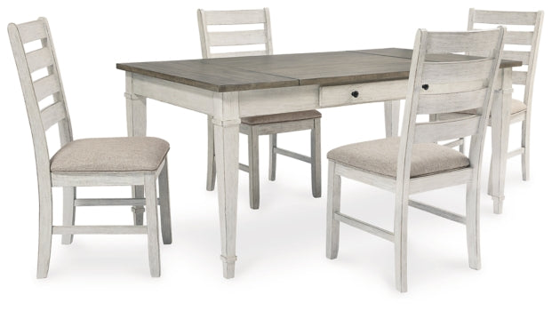 Skempton Dining Table and 4 Chairs - furniture place usa