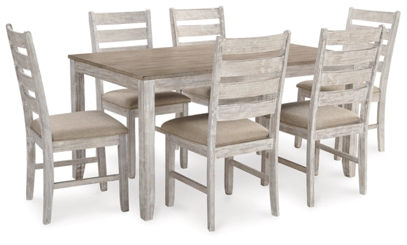 Skempton Dining Table and Chairs (Set of 7) - furniture place usa