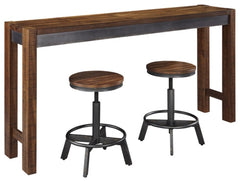 Torjin Counter Height Dining Table and 2 Barstools - furniture place usa