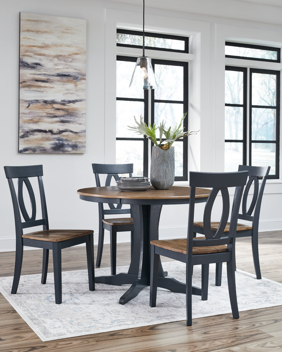 Landocken Dining Table and 4 Chairs - furniture place usa