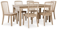 Gleanville Dining Table and 6 Chairs - furniture place usa