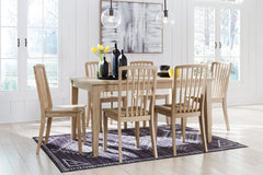 Gleanville Dining Table and 6 Chairs - furniture place usa