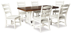 Valebeck Dining Table and 6 Chairs - furniture place usa