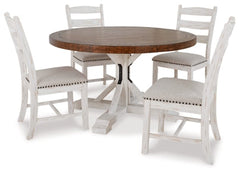 Valebeck Dining Table and 4 Chairs - furniture place usa