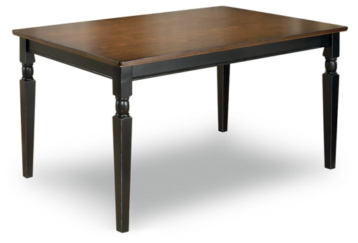 Owingsville Dining Table and 4 Chairs and Bench - furniture place usa