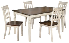 Whitesburg Dining Table and 4 Chairs - furniture place usa