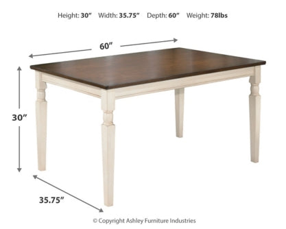 Whitesburg Dining Table - furniture place usa