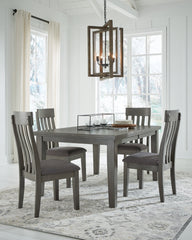 Hallanden Dining Table and 4 Chairs - furniture place usa