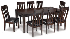 Haddigan Dining Table and 8 Chairs - furniture place usa