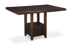 Haddigan Counter Height Dining Table and 4 Barstools with Storage - furniture place usa