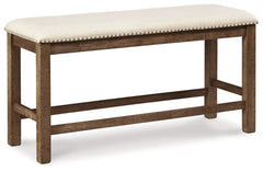 Moriville Counter Height Dining Bench - furniture place usa